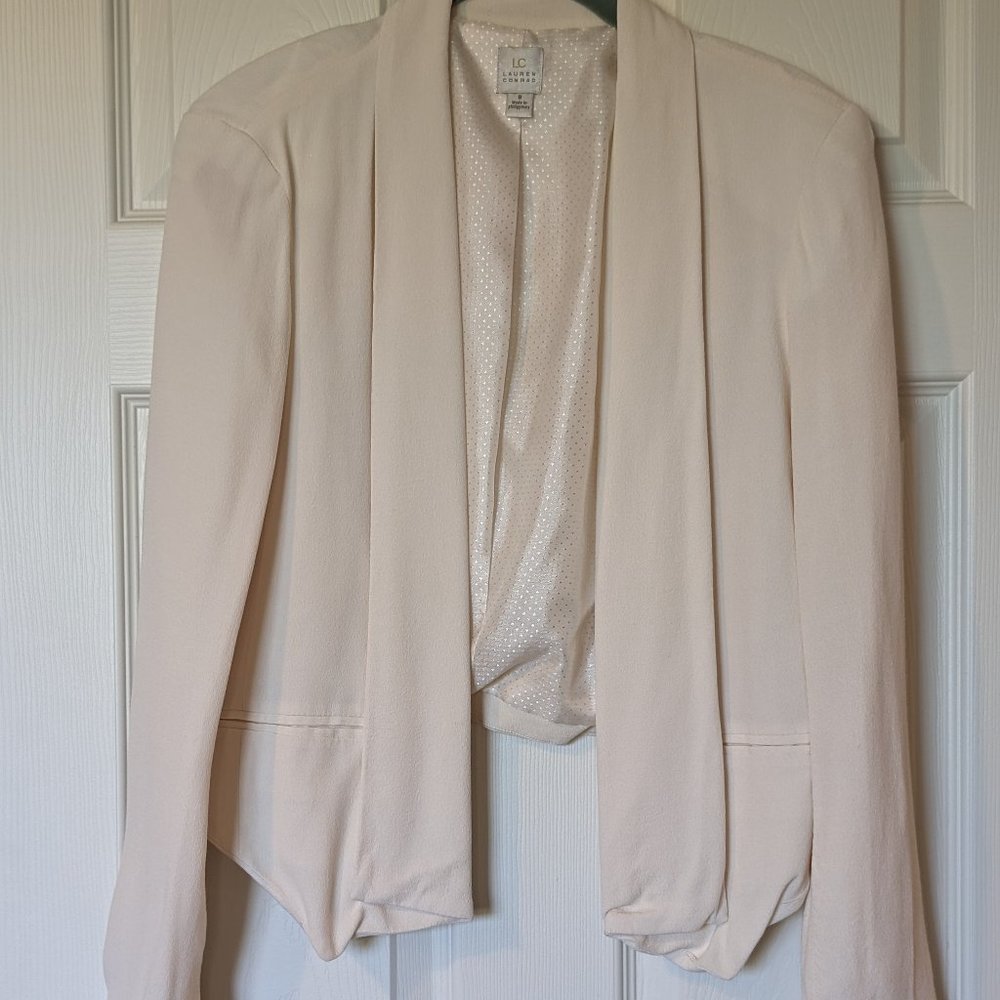 Classy Lauren Conrad Ivory Dressy Blazer Size 8